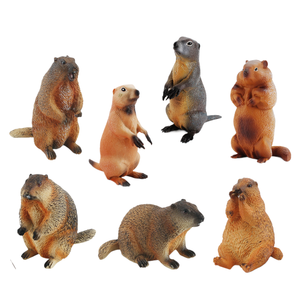 Lelewu modelo salvaje <span class=keywords><strong>marmota</strong></span> ardilla bosque pradera animal estático trabajo hecho a mano - Product Image 1