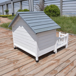 Chenil pour chien universel en bois massif de luxe pour l'extérieur, cage pour chien imperméable, villa, maison pour chien extra large, meubles - Product Image 6