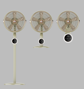 Ventilador Circulador Inteligente Controlado por Aplicación, Ventilador Oscilante Digital de Lujo en Gris Oscuro con Temporizador de 24 Horas para Oficina y Hotel - Product Image 3