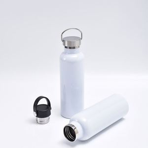 Wholesale 500ml Stainless Steel White Sublimation American-style <b>Large</b>-mouth Vacuum Insulated <b>Flask</b> Water Bottle 6-12 Hours - Product Image 4