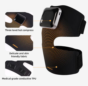 Masseur de genou professionnel sans fil antidérapant avec chaleur et vibrations pour soulager la douleur, attelle chauffante électrique pour le genou, 8 modes de massage - Product Image 2