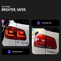 Feu arrière de voiture pour Volkswagen Tiguan 13-16 Modèle importé Modifié LED Frein Clignotant DRL Pièces automobiles