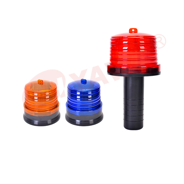 Solar Emergency Warning Light, Solar LED Beacon for Traffic Signals & Road Safety, High Power Strobe Lamp