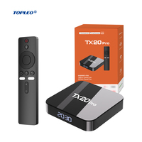 Topleo Wifi 6 Certificado Android 16 Amlogic Tx20 Pro 4K Smart TV Box con Procesador de Cuatro Núcleos, Decodificador Digital Certificado