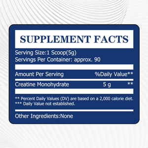 Best Selling Creatine Monohydrate Powder with Creatine Monohydrate Supports Muscle Strength Endurance Cognitive Function Powder - Product Image 2