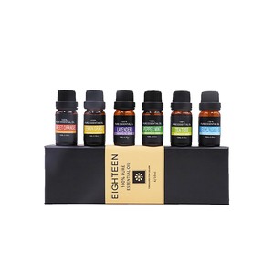 100% puro nuovo Aroma Set di olio essenziale Private Label con lavanda fresca menta piperita 6 Pack olio per massaggio olio per il corpo fornitura OEM - Product Image 4