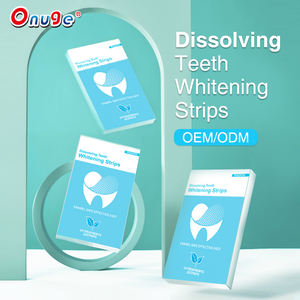 Sbiancamento dei denti 5d fai-da-te 6 hp gel secco adesivo bianco dissoluzione etichetta privata cura orale strisce sbiancanti per denti - Product Image 6