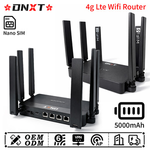 DNXT Routeur Wifi 4g WiFi 6 300Mbps 2.4GHz Routeur Sim AP Mode VPN Universal Sim Router 5000mAh Cat4 Wifi with Sim Home Use - Product Image 1