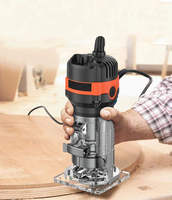 Défonceuse électrique 800W de haute qualité, multifonctionnelle pour le bricolage et le travail du bois industriel, machine de gravure et de fraisage