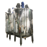 Cuve mélangeuse homogénéisatrice à haute vitesse pour liquides cosmétiques et chimiques