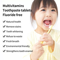 Comprimés de bain de bouche à base de plantes personnalisés, anti-caries, anti-tartre, blanchissants, multivitamines, pour une utilisation à domicile avec dentifrice en comprimés