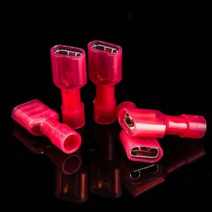 Terminales de Conexión Rápida con Aislamiento de Nylon FDFN1.25-250 - Kit de Desconexión Rápida 22-16AWG para Reparación de Iluminación Automotriz (Par Hembra/Macho) - Product Image 3