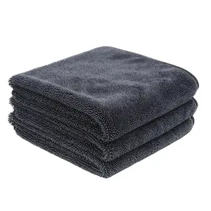 1200gsm microfiber wash car caredetailing towels auto micro fiber cleaning twisted loop drying towels