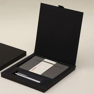Set de Regalo Empresarial Personalizado Promocional con Cuaderno de Tapa Dura A5/A6, Bolígrafo Metálico con Logotipo Impreso para Clientes VIP - Product Image 4