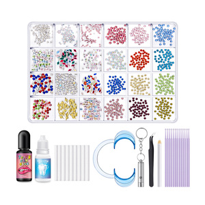 Kit de Gros pour Bijoux Dentaires avec Colle et Outils, Strass en Cristal à Dos Plat pour Décoration Dentaire, Kit de Démarrage pour Bijoux Dentaires - Product Image 5