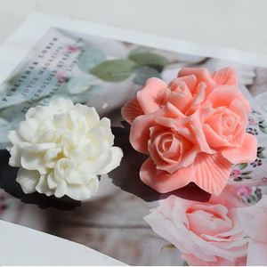 Nouvelles idées : moules en silicone pour bougies en forme de fleurs 3D, pour la fabrication de bougies en résine, d'aromathérapie, de savon artisanal en cire - Product Image 3