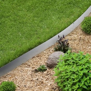 Bordatura per Aiuole Basse in Acciaio Tagliato al Laser, Moderna, Flessibile, Verniciata a Polvere, Ecologica per Giardino, Prato, <span class=keywords><strong>Esterni</strong></span> e Decorazioni Paesaggistiche - Product Image 2