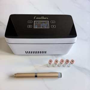 12 Peptide Vials 3 Peptide Pen Portable Rechargeable Insulin Pen case Peptide Bodybuilding Cooler <strong>Mini</strong> <strong>Car</strong> Peptide <strong>Fridge</strong> - Product Image 5