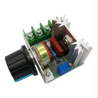 SCR Modul Kontrol Suhu dan Kecepatan Peredupan Regulator Tegangan Transformator Elektronik Daya Tinggi 220V 25A 2000W