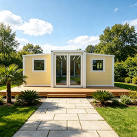Maison mobile pliable 20 pieds 30 pieds 40 pieds, maison modulaire préfabriquée 2 ou 3 chambres, mini-maison préfabriquée extensible en conteneur
