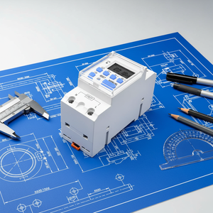 Minuteur électronique programmable <span class=keywords><strong>hebdomadaire</strong></span> CNFLY AHC30A avec couvercle transparent, fonction de retard de 24 heures, alimenté par piles - Product Image 5