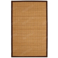 Tapis en bambou à motif naturel écologique pour salon