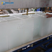 Machine à fabriquer des blocs de glace de 2 tonnes par jour à refroidissement direct pour usage commercial et industriel