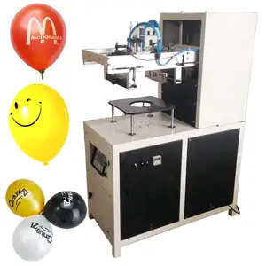 Máquinas de pantalla neumática de productividad de alta eficiencia para imprimir en globos máquina de serigrafía automática para globo