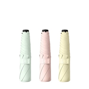 Parapluie portable ultra-léger manuel à 3 plis, coupe-vent, résistant aux UV, design moderne, mini parapluie avec tube en fer et verre, pour adultes, idéal pour les voyages - Product Image 3