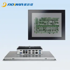 Nodka 17英寸J1900 RS232 RS485端口电阻触摸工业级坚固平板电脑