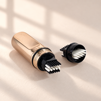 Stick vide personnalisé doré pour teinture capillaire avec brosse peigne, contenant en plastique, OEM ODM pour emballage plastique rechargeable de teinture capillaire