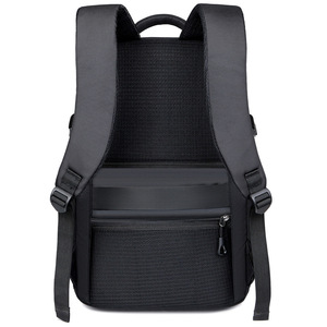 Individuelles Logo Outdoor Büro Design Sport Oxford Schwarzer Herren USB Wasserdichter Rucksack Design Schul-Laptop-Tasche Rucksäcke - Product Image 4