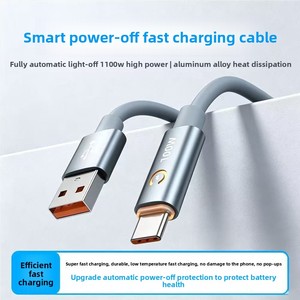 Cable de datos inteligente con apagado automático y carga rápida, compatible con todos los teléfonos Huawei, Vivo, Honor y otros. - Product Image 3