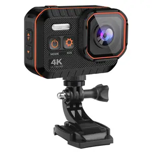 Action Camera 4K HD con schermo di controllo remoto videocamera sportiva impermeabile registratore di guida videocamera sportiva 4K