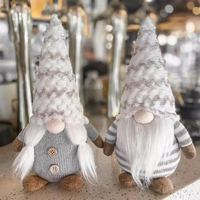 Gnomes de Noël Rudolph poupée elfe sans visage jouet en peluche pour enfants maison ornements et cadeaux décorations de noël