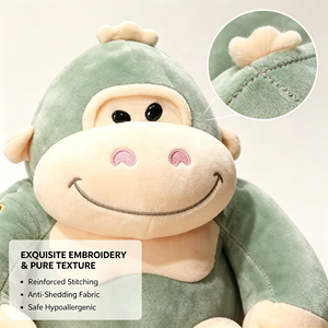 Peluche de Gorila de 12 Pulgadas, Muñeco de Mono Suave Relleno de Algodón PP, Proveedor Directo de Fábrica Global, Precio Económico, Compra al por Mayor - Product Image 2