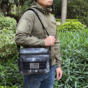 Tactical MOLLE <strong>Lunch</strong> <strong>Bag</strong> Insulated Leakproof Cooler <strong>with</strong> Adjustable <strong>Strap</strong> for Men Women Adult Work Camping Picnic Outdoor - Product Image 6