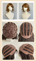 Extensions de cheveux en fibre ondulée effet naturel – Légères, sans perte de cheveux, résistantes à la chaleur, avec bonnet monofilament sans colle, densité 250 %