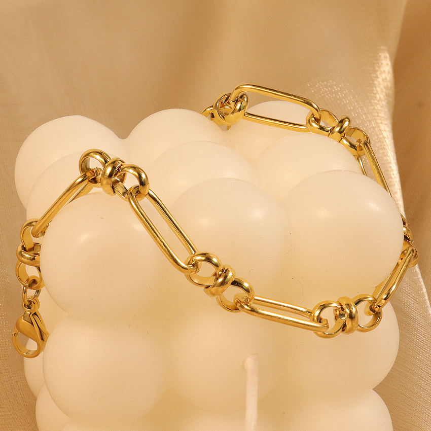 ARHANORY Ensemble De 4 Bracelets à Maillons Cubains Tennis Miami Pour Femmes - Or - Prix Pas Cher | CI