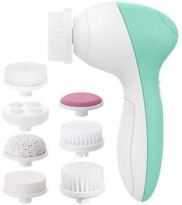 Brosse nettoyante électrique pour le visage HQ Mixed Proc 7 en 1, personnalisable en usine, pour l'exfoliation, le massage et le nettoyage - Product Image 2