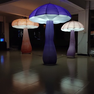 Champignon gonflable <span class=keywords><strong>géant</strong></span> de haute qualité de 4 m avec tissu Oxford 210D et lumières LED à 12 couleurs changeantes pour la décoration de fête - Product Image 6