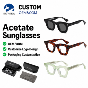 กรอบ<span class=keywords><strong>แว่นตา</strong></span>อะซิเตททรงกลมวินเทจสำหรับทุกเพศ แฟชั่นย้อนยุคสำหรับผู้ชายและผู้หญิง ใช้กับเลนส์สายตาได้ - Product Image 3