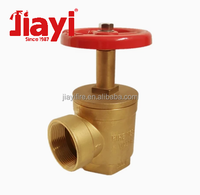 Robinet de tuyau d'hydrant d'incendie à angle droit en laiton avec adaptateur de tuyau d'hydrant