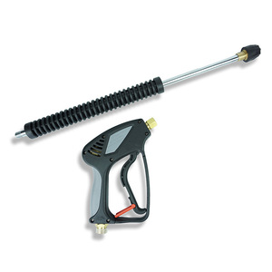 Pistolet à eau haute pression avec canon allongé de 10 m, jet droit pour le nettoyage automobile et industriel, plastique, cuivre, acier inoxydable - Product Image 1