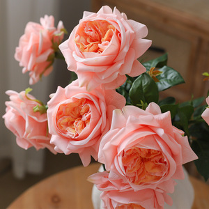 L-R459 Les fleurs artificielles les <span class=keywords><strong>plus</strong></span> populaires, roses au toucher réel, pour arrangements de mariage, propositions de mariage et bouquets de mariée - Product Image 1