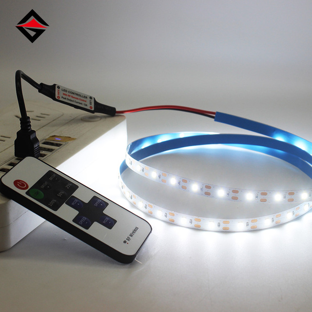 Hot Selling 5V Usb 60Leds/M 2835 Smd Led Light Strip With 11 Keys Remote