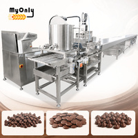 Machine automatique de fabrication de petits boutons de chocolat MY, machine à chocolat en éclats