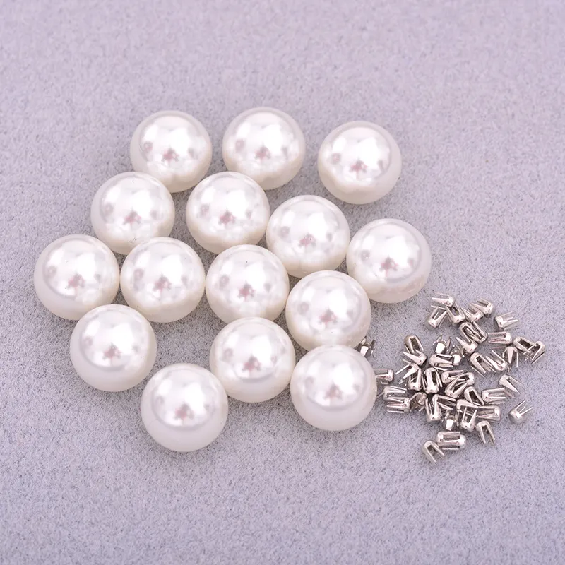 4mm 5mm 6mm 8mm 10mm 12mm Plastic Pearl Beads for Pearl Setting Machine White Pearl Beads for DIY Clothes Crafts