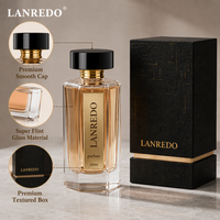 Flacon de parfum hexagonal de luxe vide OEM ODM de qualité supérieure, 50 ml, 100 ml, flacon de parfum vide en verre avec bouchon noir