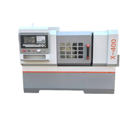 Torno CNC de Fábrica Directo, Diseño Horizontal de Bancada Plana, Husillo Único, Control GSK, Precio Competitivo, Mini Torno para Metal